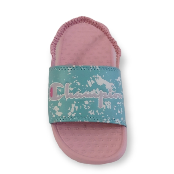 CHAMPION TODDLER MEGA SLIDE SWIRL SPORT SLIDES SIZE 9 - Picture 4 of 6